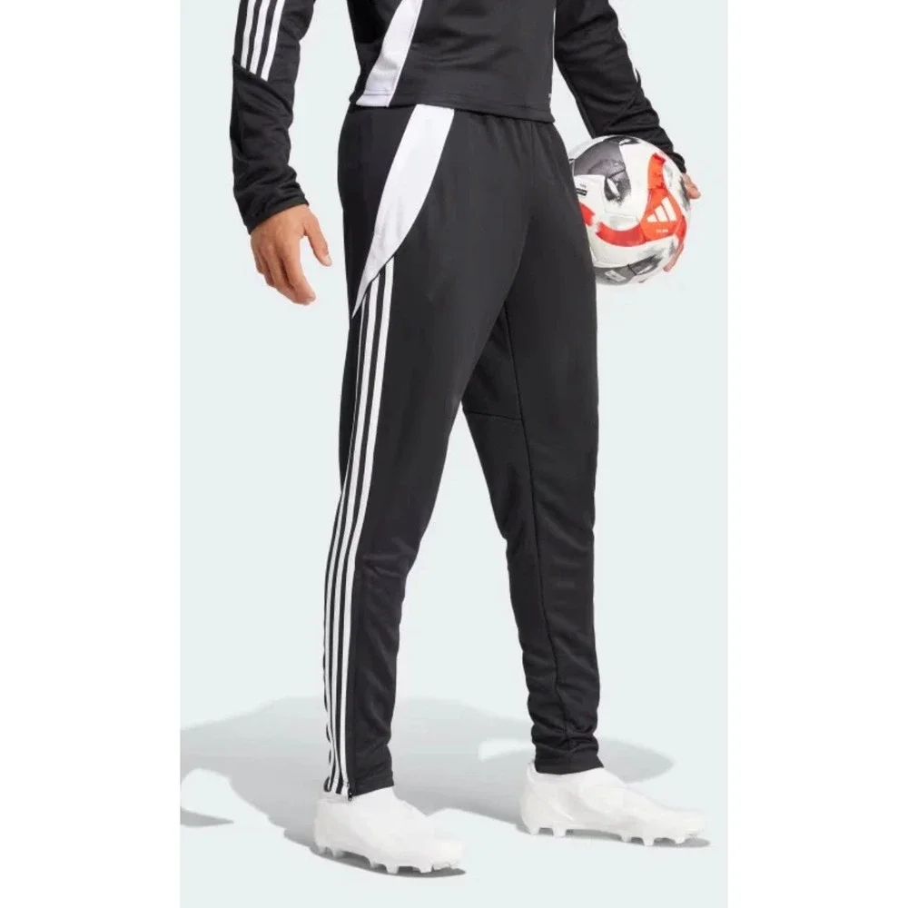Adidas Tiro24‎ Training Pants Black White Mens XL AEROREADY Soccer Football
